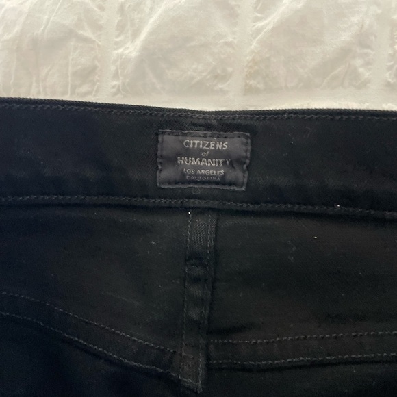 Citizens of Humanity black denim shorts - Picture 5 of 9